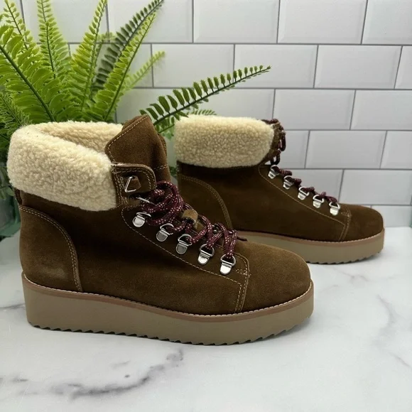 Nwt Sam Edelman Franc Hiking Boot Size 8 - Picture 3 of 6